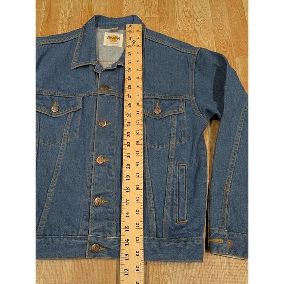 SAVE THE PLANET HARD ROCK CAFE SAVE THE PLANET BEIJING JEAN JACKET SIZE SMALL - Picture 6 of 10